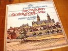 PIERRE FOURNIER Bach SOLO CELLO SUITES Archiv 3 LPs MIN