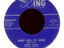 BOBBY SHARP Baby Girl of Mine on Wing R&B Popcorn 45 Hear