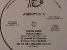 AGENCY OF X C'Mon Babe  DETROIT ELECTRO/RAP 12