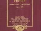 Sergei Rachmaninoff - Chopin: Sonata in B Flat Minor, Op. 35 - Victor Set M-95