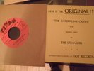 mint THE STRANGERS CATERPILLAR CRAWL tough rockin' guitar / sax TITAN 45 insert