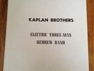 KAPLAN BROTHERS ELECTRIC THREE MAN VINYL LP RARE PSYCH