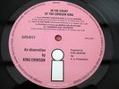 King Crimson IN THE COURT OF THE CRIMSON KING UK 1ST PINK i A2/B3 100% MINT-
