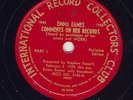 Emma Eames Comments On Her Records - Feb. 2, 1939 Broadcast w/ Stephen Fassett