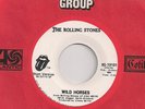 THE ROLLING STONES : Wild Horses (RS-19101) Short & Long version WL Promo 45