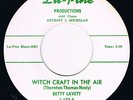 Betty Lavett WITCH CRAFT IN THE AIR 1963 Lu-pine original popcorn near mint