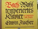 BACH:THE WELL-TEMPERED CLAVIER  E. FISCHER  JAPAN  5 LPs-OBI+BOOKLET NM