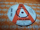 EX UK CBS DEMO 45 - PAUL SIMON - I AM A ROCK