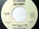 Sweet Soul 45 THE INVINCIBLES Heart Full Of Love on Stardom DJ