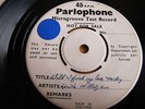 PARLOPHONE MICROGROOVE TEST RECORD SPIKE MILLIGAN 