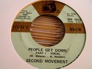 rare SECOND MOVEMENT People Get Down 45  DEEP FUNK witch's brew  HEAR