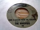 rare THE WHISPERS Take a Lesson from the Teacher 45 SWEET SOUL  Dore HEAR