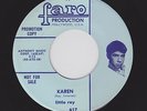 '64 West Coast TEEN R&R LITTLE RAY Karen/Come Swim With Me FARO 617 M- HEAR Now