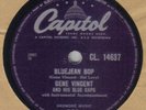GENE VINCENT - Bluejean Bop / Who Slapped John 78 rpm disc (A+)