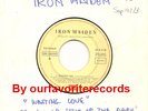 IRON MAIDEN 45 WASTING LOVE SPANISH UNIQUE *P*R*O*M*O* ITEM