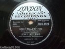 JERRY LEE LEWIS - GREAT BALLS OF FIRE - ORIG 1957 UK LONDON 78 - HLS 8529