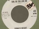 Donald Height Girl do you love me/Mr Ocean RCA 47-8570 dj northern soul