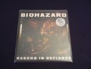 BIOHAZARD Reborn In Defiance WHITE VINYL LP /150 agnostic front terror hatebreed