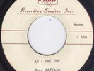Gene Allison Am I The One  UNRELEASED ACETATE MONSTER POPCORN SOUL HEAR