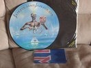 Iron Maiden Seventh son Picture disc Ltd edition with Banner