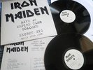 IRON MAIDEN 2 lp SECRET GIG LIVE AT EMPIRE CLUB COLOGNE 1988 BLACK WAX AC DC