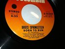 BRUCE SPRINGSTEEN - Born To Run - LARGE FONT - Columbia U.S 45 stock 1975 