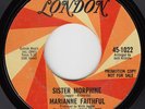 MARIANNE FAITHFUL (Faithfull) - London 1022 - Sister Morphine - '69 PROMO VG/VG+