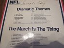NFL MUSIC LIBRARY-PRODUCTION DRAMATIC THEMES THE MARCH VINYL LP RECORD