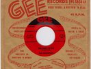 1957 GEE RECORDS label 1047 THE HEARTBEATS sing 