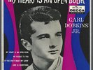 CARL DOBKINS JR   MY HEART IS AN OPEN BOOK    NM HARD COVER PICTURE SLEEVE +  45