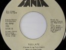 rare Latin Soul 45 RALFI PAGAN too late FANIA Hear