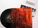 DESASTER UNGOD split 7-INCH VINYL EP 1995 Merciless LTD ED w/LINER SHEET RARE