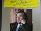 DG DIGITAL CHOPIN 4 BALLADEN ZIMERMAN PIANO LP NM