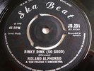 ROLAND ALPHONSO & STUDIO 1 ORCH- RINKY DINK ska beat  7in listen