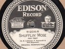 Edison 51204 Original Memphis Five SHUFFLIN' MOSE - E+