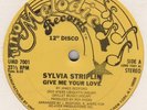 SYLVIA STRIPLIN - GIVE ME YOUR LOVE Killer Boogie (LISTEN)