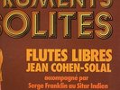 RARE FRENCH JEAN COHEN-SOLAL & SERGE FRANKLIN : FLUTE & SITAR LP