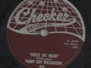 1958 RARE BLUES-SONNY BOY WILLIAMSON-CROSS MY HEART-78-CHECKER 910