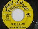 Funk 45 FRANK WILLIAMS ROCKETEERS You Got To Be A Man on Phil L.A.