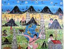 Howard Finster SIGNED Talking Heads Little Creatures 33 LP Folk Art