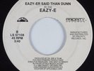 Rap 45 EAZY-E Eazy-er Said Than Dunn RUTHLESS HEAR