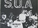 S.O.A-No Policy Ep 1st press green vinyl kbd punk teen idles minor threat Red C