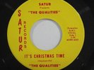Doo Wop 45 THE QUALITIES It's Christmas Time / Happy New Year on Satur Sun Ra NM
