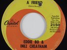 Funk Breaks 45 EDDIE BO & INEZ CHEATHAM Lover And A Friend CAPITOL HEAR