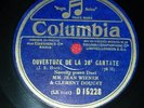 JEAN WIENER & CLEMENT DOUCET pianos - Ouverture Cantate Bach - 78 rpm Columbia
