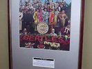 THE BEATLES SGT. PEPPER FRAMED ALBUM COVER LP ARTWORK