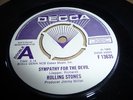 THE ROLLING STONES 7'' SYMPATHY FOR DEVIL/HONKY TONK DEMO