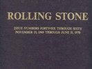 Rolling Stone Bound Edition Issues 46- 60 1969-70