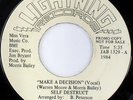 rare Modern Soul 45 SELF DESTRUCT make a decision Hear