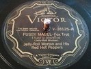 78 RPM JELLY ROLL MORTON HOT PEPPERS VICTOR V-38125 PONCHATRAIN